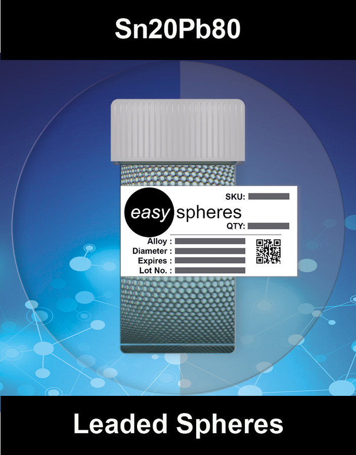 SolderBalls Image EasySpheres Sn20Pb80