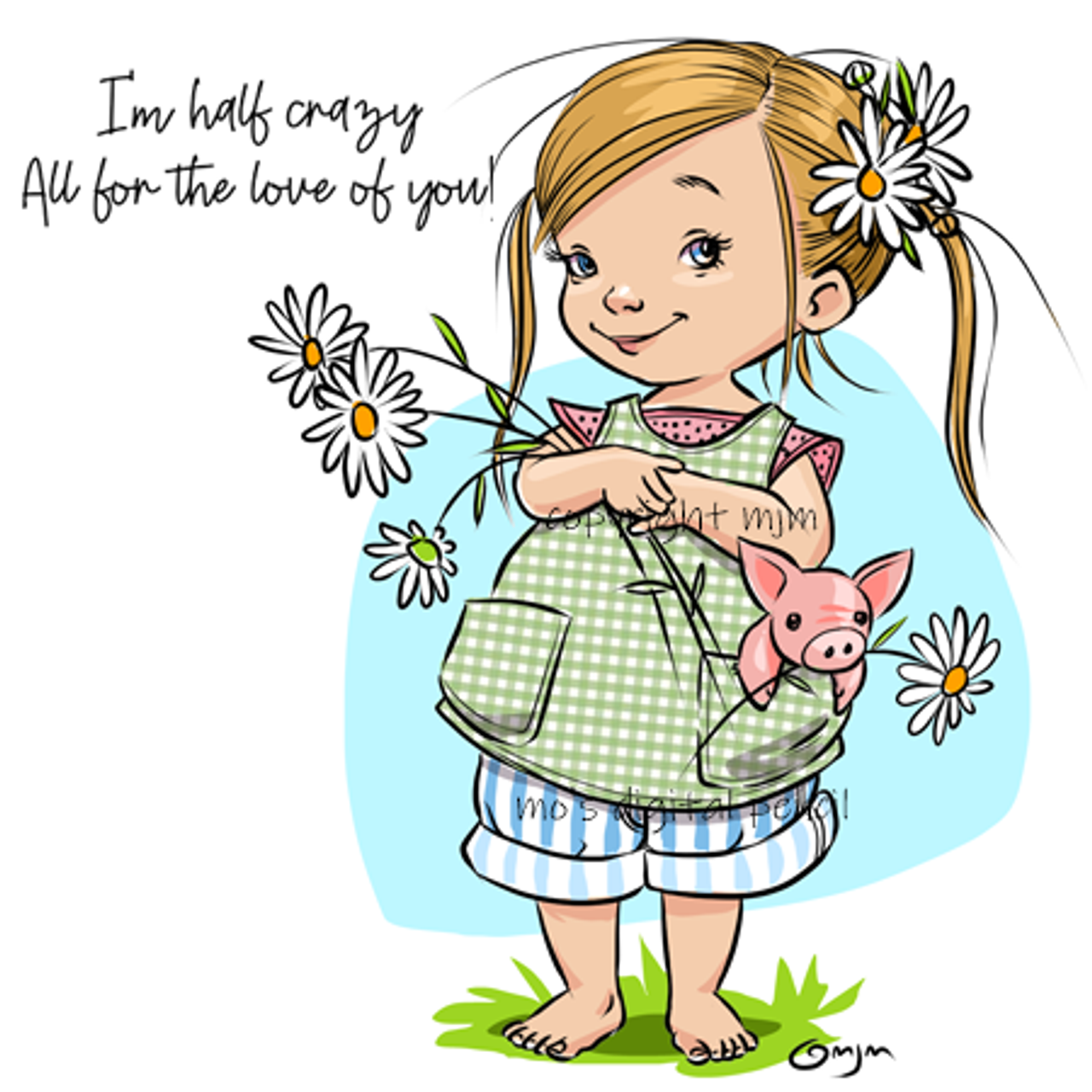 daisy girl clip art