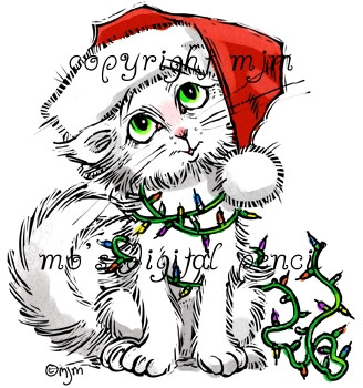 santa cat