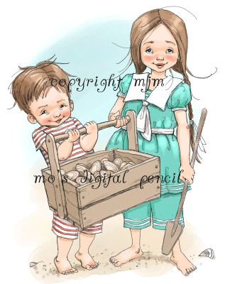 clam diggers Mo's Digital Pencil