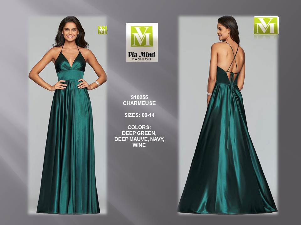 faviana emerald green dress