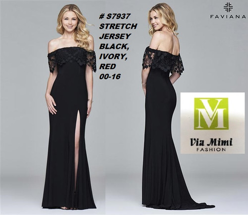 FAVIANA STYLE #S7937  STRETCH JERSEY

 SIZE : 00-16

COLOR:BLACK, IVORY, RED

FOR MORE IMFORMATION AND PRICE PLEASE GIVE US A CALL


WE BEAT  ALL PRICES !!!!

VIA MIMI FASHION

1333 S. SANTEE ST.

LA,CA.90015

TEL: (213)748-MIMI (6464)

FAX: (213)749-MIMI (6464)

E-Mail: mimi@viamimifashion.com

http://viamimifashion.com

https://www.facebook.com/viamimifashion

  https://www.instagram.com/viamimifashion

https://twitter.com/viamimifashion
