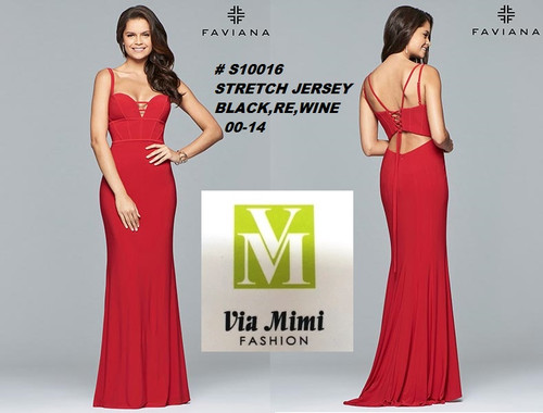 FAVIANA STYLE #S10016 STRETCH  JERSEY

 SIZE : 00-14

COLOR: BLACK, RED, WINE

FOR MORE IMFORMATION AND PRICE PLEASE GIVE US A CALL


WE BEAT  ALL PRICES !!!!

VIA MIMI FASHION

1333 S. SANTEE ST.

LA,CA.90015

TEL: (213)748-MIMI (6464)

FAX: (213)749-MIMI (6464)

E-Mail: mimi@viamimifashion.com

http://viamimifashion.com

https://www.facebook.com/viamimifashion

  https://www.instagram.com/viamimifashion

https://twitter.com/viamimifashion
