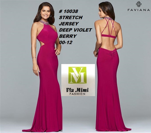 FAVIANA STYLE #10038  STRETCH JERSEY

 SIZE : 00-12

COLOR: BERRY, DEEP VIOLET

FOR MORE IMFORMATION AND PRICE PLEASE GIVE US A CALL


WE BEAT  ALL PRICES !!!!

VIA MIMI FASHION

1333 S. SANTEE ST.

LA,CA.90015

TEL: (213)748-MIMI (6464)

FAX: (213)749-MIMI (6464)

E-Mail: mimi@viamimifashion.com

http://viamimifashion.com

https://www.facebook.com/viamimifashion

  https://www.instagram.com/viamimifashion

https://twitter.com/viamimifashion
