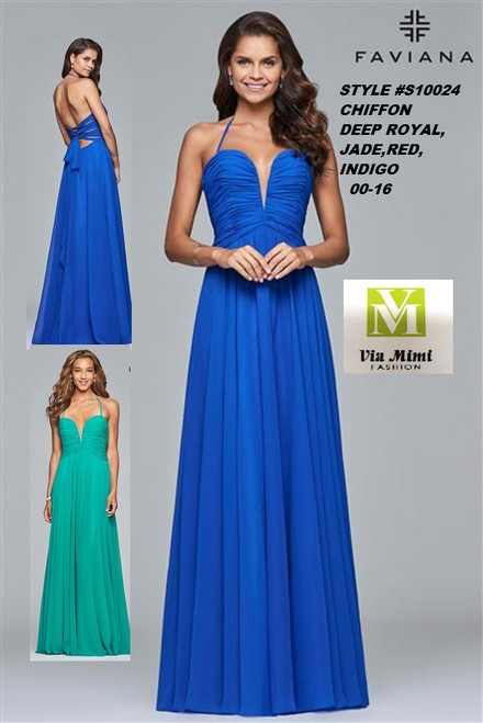 FAVIANA STYLE #S10024 CHIFFON

 SIZE : 00-16

COLOR: DEEP ROYAL, JADE, INDIGO, RED

FOR MORE IMFORMATION AND PRICE PLEASE GIVE US A CALL


WE BEAT  ALL PRICES !!!!

VIA MIMI FASHION

1333 S. SANTEE ST.

LA,CA.90015

TEL: (213)748-MIMI (6464)

FAX: (213)749-MIMI (6464)

E-Mail: mimi@viamimifashion.com

http://viamimifashion.com

https://www.facebook.com/viamimifashion

  https://www.instagram.com/viamimifashion

https://twitter.com/viamimifashion
