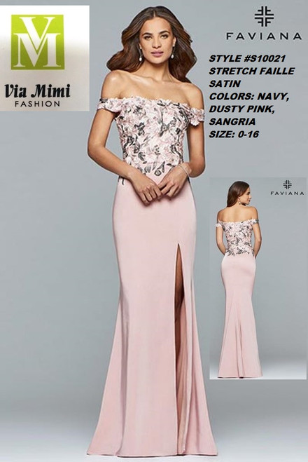 FAVIANA STYLE #S10021 STRETCH FAILLE SATIN

 SIZE : 00-16

COLOR: NAVY, SANGRIA, DUSTY PINK

FOR MORE IMFORMATION AND PRICE PLEASE GIVE US A CALL


WE BEAT  ALL PRICES !!!!

VIA MIMI FASHION

1333 S. SANTEE ST.

LA,CA.90015

TEL: (213)748-MIMI (6464)

FAX: (213)749-MIMI (6464)

E-Mail: mimi@viamimifashion.com

http://viamimifashion.com

https://www.facebook.com/viamimifashion

  https://www.instagram.com/viamimifashion

https://twitter.com/viamimifashion
