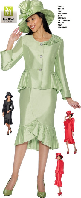 GMI #G6692__   2 PC SET

COLOR: BLACK, RED, SEAFOAM

SIZE: 8-18 __ 16W-30W

HAT: G6692H

FOR MORE IMFORMATION AND PRICE PLEASE GIVE US A CALL


WE BEAT  ALL PRICES !!!!

VIA MIMI FASHION

1333 S. SANTEE ST.

LA,CA.90015

TEL: (213)748-MIMI (6464)

FAX: (213)749-MIMI (6464)

E-Mail: mimi@viamimifashion.com

http://viamimifashion.com

https://www.facebook.com/viamimifashion

  https://www.instagram.com/viamimifashion

https://twitter.com/viamimifashion
