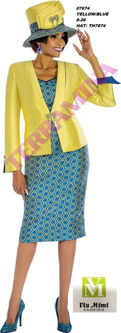 TERRAMINA #7674 ___ 3 PC SET

COLOR: YELLOW/BLUE

SIZE: 8-26

HAT: TH7674


FOR MORE IMFORMATION AND PRICE PLEASE GIVE US A CALL


WE BEAT  ALL PRICES !!!!

VIA MIMI FASHION

1333 S. SANTEE ST.

LA,CA.90015

TEL: (213)748-MIMI (6464)

FAX: (213)749-MIMI (6464)

E-Mail: mimi@viamimifashion.com

http://viamimifashion.com

https://www.facebook.com/viamimifashion

  https://www.instagram.com/viamimifashion

https://twitter.com/viamimifashion
