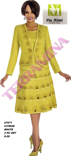 TERRAMINA #7671___ 3 PC SET

COLOR: CITRON, WHITE

SIZE: 8-26

FOR MORE IMFORMATION AND PRICE PLEASE GIVE US A CALL


WE BEAT  ALL PRICES !!!!

VIA MIMI FASHION

1333 S. SANTEE ST.

LA,CA.90015

TEL: (213)748-MIMI (6464)

FAX: (213)749-MIMI (6464)

E-Mail: mimi@viamimifashion.com

http://viamimifashion.com

https://www.facebook.com/viamimifashion

  https://www.instagram.com/viamimifashion

https://twitter.com/viamimifashion
