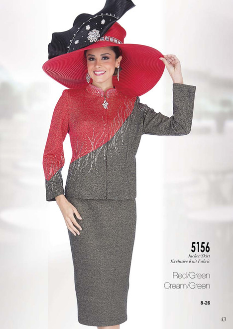 ELITE #5156__ 2 PC KNIT  SUIT

COLOR: RED/GREEN,  CREAM/GREEN

SIZE: 8-26

FOR MORE IMFORMATION AND PRICE PLEASE GIVE US A CALL


WE BEAT  ALL PRICES !!!!

VIA MIMI FASHION

1333 S. SANTEE ST.

LA,CA.90015

TEL: (213)748-MIMI (6464)

FAX: (213)749-MIMI (6464)

E-Mail: mimi@viamimifashion.com

http://viamimifashion.com

https://www.facebook.com/viamimifashion

  https://www.instagram.com/viamimifashion

https://twitter.com/viamimifashion
