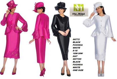 GMI STYLE #G6772

COLOR: BLACK, FUCSHIA,WHITE

SIZE: 8-18       16W-30W

HAT G6772H -  BLACK, FUCHSIA, WHITE- ONE SIZE

FOR PRICE AND MORE IMFORMATION  PLEASE GIVE US A CALL


WE BEAT  ALL PRICES !!!!

VIA MIMI FASHION

1333 S. SANTEE ST.

LA,CA.90015

TEL: (213)748-MIMI (6464)

FAX: (213)749-MIMI (6464)

E-Mail: mimi@viamimifashion.com

http://viamimifashion.com

https://www.facebook.com/viamimifashion

  https://www.instagram.com/viamimifashion

https://twitter.com/viamimifashion
