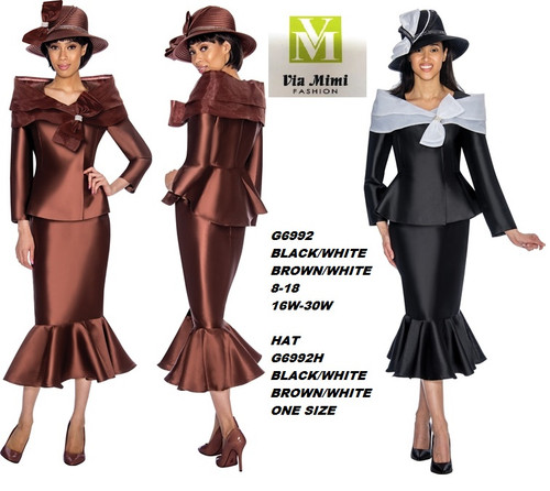 GMI STYLE #G6992

COLOR: BLACK/WHITE ;  BROWN/WHITE

SIZE: 8-18       16W-30W

HAT G6992H - ONE SIZE

FOR PRICE AND MORE IMFORMATION  PLEASE GIVE US A CALL


WE BEAT  ALL PRICES !!!!

VIA MIMI FASHION

1333 S. SANTEE ST.

LA,CA.90015

TEL: (213)748-MIMI (6464)

FAX: (213)749-MIMI (6464)

E-Mail: mimi@viamimifashion.com

http://viamimifashion.com

https://www.facebook.com/viamimifashion

  https://www.instagram.com/viamimifashion

https://twitter.com/viamimifashion
