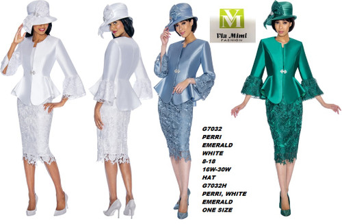 GMI STYLE #G7032

COLOR: PERRI, EMERALD , WHITE

SIZE: 8-18       16W-30W

HAT G7032H - ONE SIZE

FOR PRICE AND MORE IMFORMATION  PLEASE GIVE US A CALL


WE BEAT  ALL PRICES !!!!

VIA MIMI FASHION

1333 S. SANTEE ST.

LA,CA.90015

TEL: (213)748-MIMI (6464)

FAX: (213)749-MIMI (6464)

E-Mail: mimi@viamimifashion.com

http://viamimifashion.com

https://www.facebook.com/viamimifashion

  https://www.instagram.com/viamimifashion

https://twitter.com/viamimifashion
