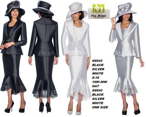 GMI STYLE #G6643

COLOR: BLACK , SILVER, WHITE 

SIZE: 8-18       16W-30W

HAT G6643H - ONE SIZE

FOR PRICE AND MORE IMFORMATION  PLEASE GIVE US A CALL


WE BEAT  ALL PRICES !!!!

VIA MIMI FASHION

1333 S. SANTEE ST.

LA,CA.90015

TEL: (213)748-MIMI (6464)

FAX: (213)749-MIMI (6464)

E-Mail: mimi@viamimifashion.com

http://viamimifashion.com

https://www.facebook.com/viamimifashion

  https://www.instagram.com/viamimifashion

https://twitter.com/viamimifashion
