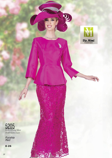 CHAMPAGNE 5205  FUCSHIA, RED