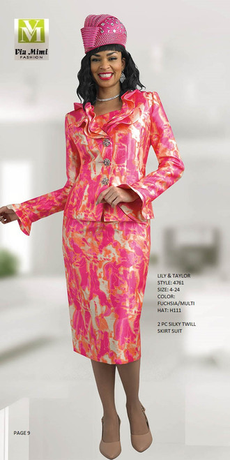 LILY & TAYLOR SPRING/SUMMER 2023
STYLE: 4761
SIZE:4-24
COLOR: FUCHSIA/MULTI (H111)
2 PC SILKY TWILL SKIRT SUIT 
FOR MORE IMFORMATION AND PRICE PLEASE GIVE US A CALL

WE BEAT  ALL PRICES !!!!

VIA MIMI FASHION

1333 S. SANTEE ST.

LA,CA.90015

TEL: (213)748-MIMI (6464)

FAX: (213)749-MIMI (6464)

E-Mail: mimi@viamimifashion.com

http://viamimifashion.com

https://www.facebook.com/viamimifashion

 https://www.instagram.com/viamimifashion

https://twitter.com/viamimifashion