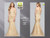 FAVIANA S10305 - EMBROIDERY TULLE - SIZES: 00-16 - COLORS: GOLD, SILVER