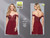 FAVIANA 10155 - MESH - SIZES: 00-16 - COLORS: IVORY, MERLOT, NAVY