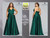 FAVIANA 9466 - SATIN - SIZES: 12W-24W - COLORS: HUNTER GREEN, ROYAL, RUBY