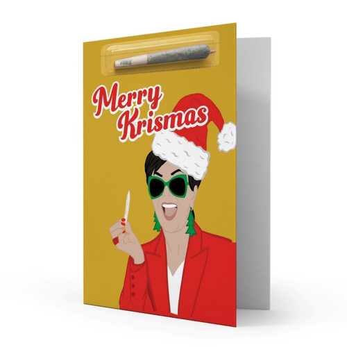 420 Cardz Merry Krismas Card