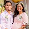 mom and dad to be baby shower pins
