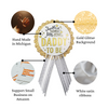 mom and dad to be baby shower pins
