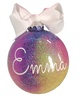 personalized glitter name ornament for gift