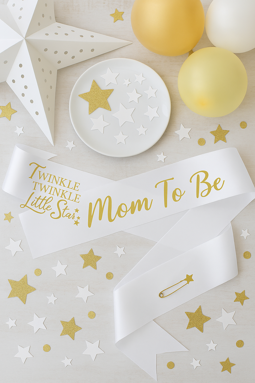 Personalized Satin Sash For Baby Showers