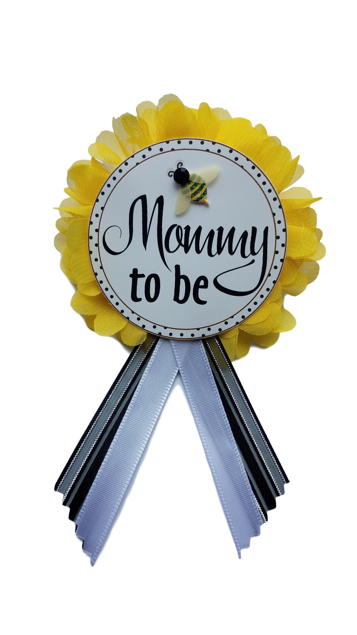 Bee Baby Shower Pin