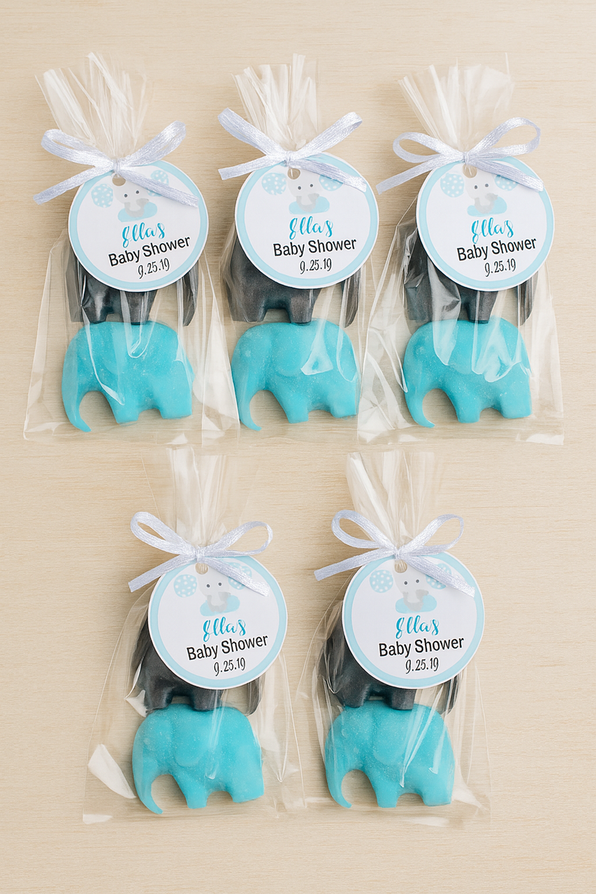 Shower Favors Baby Boy Elephant Baby Shower Ideas Finduat Blue