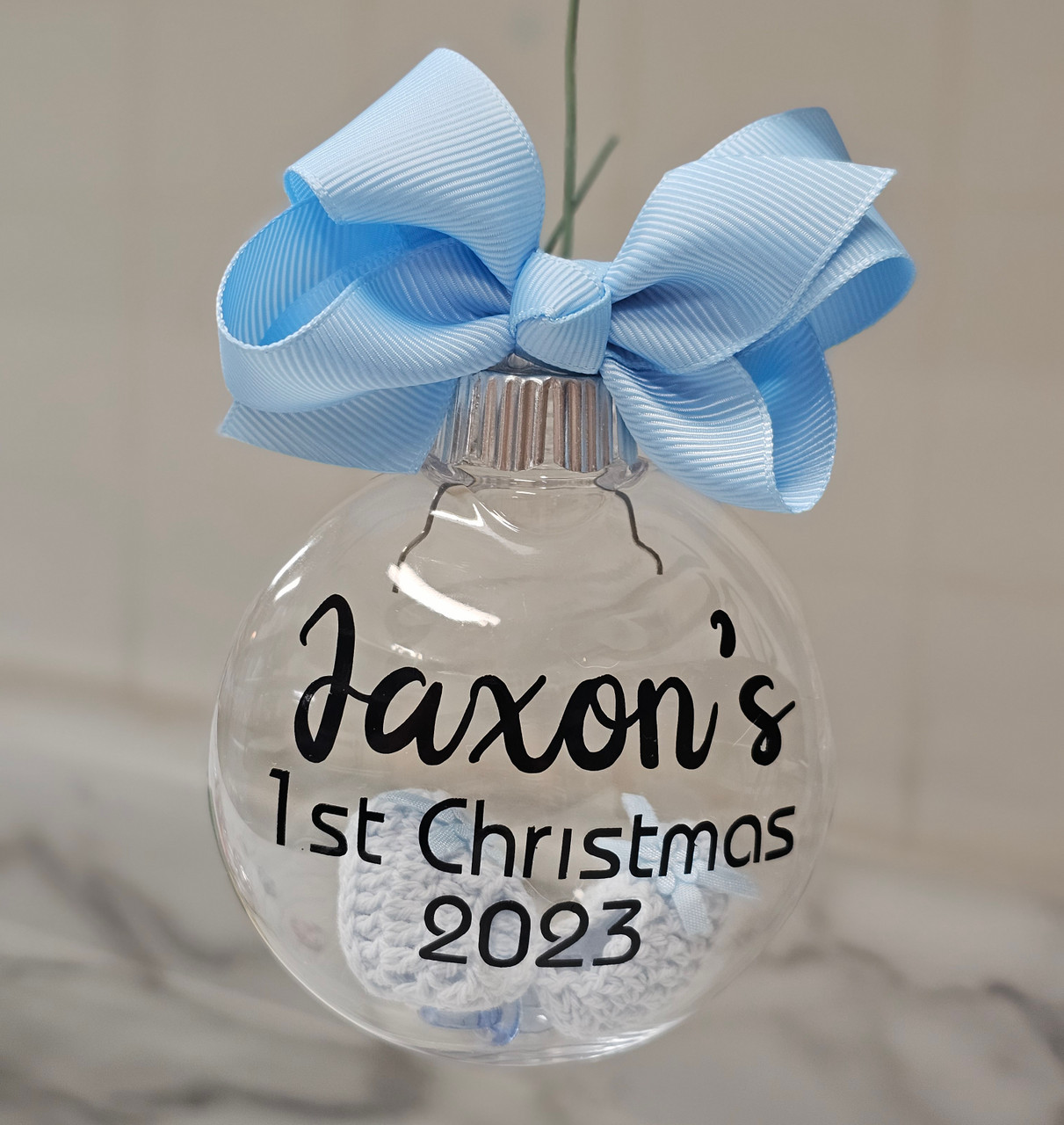 Baby's First Christmas Acrylic Ornament – fioribelle