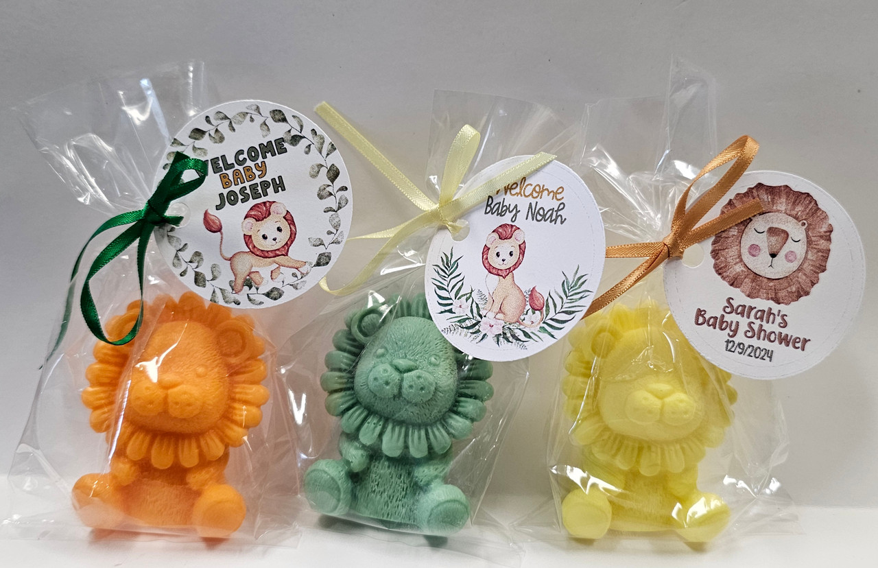 Soap Favors Jungle Themed Baby Shower Favors Safari Animal Soaps