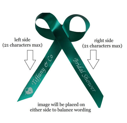 Personalized Satin Ribbons Party Favors