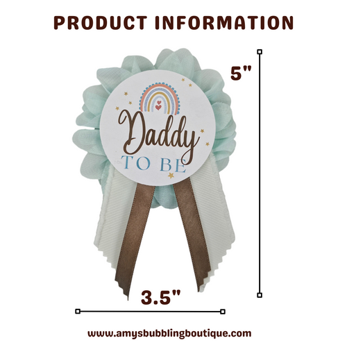 Boho Baby Shower Pin