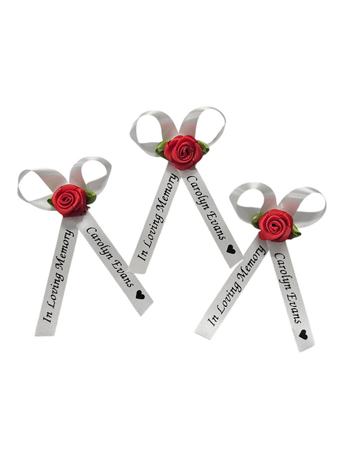 Personalized Ribbon Pins