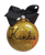 gold glitter name ornament