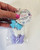 personalized butterfly shape scented soap party favors for a baby or bridal shower