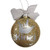 gold glitter american sign language personalized christmas ornament