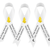 white memorial ribbon with black lettering and gold praying hands