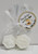 white bee baby shower favors