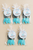 blue and gray baby shower elephant party favors with personalized tags