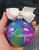 custom personalized glitter name ornament for gift