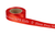 red continuous print ribbon roll for wedding, baby shower, bridal shower, gift wrapping