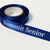 royal blue with white lettering for gift wrap or gift bags