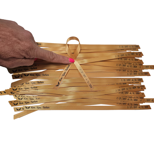 Personalized Memorial Ribbons & Keepsakes – Thoughtful Tributes to ...