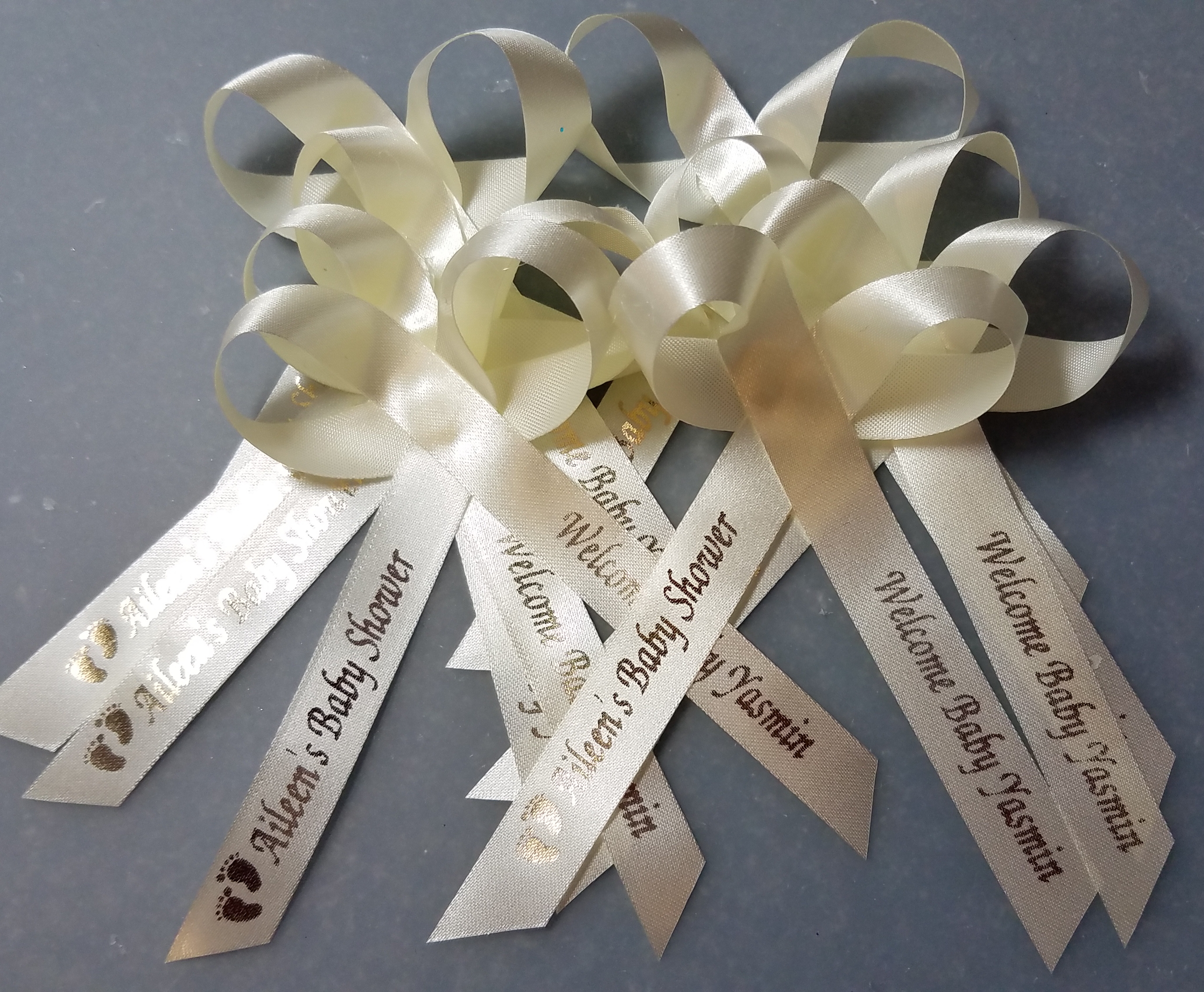 personalized ribbons for party favors cheap