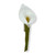 white calla lily felt flower brooch