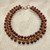 American made gemstone signature collar necklace