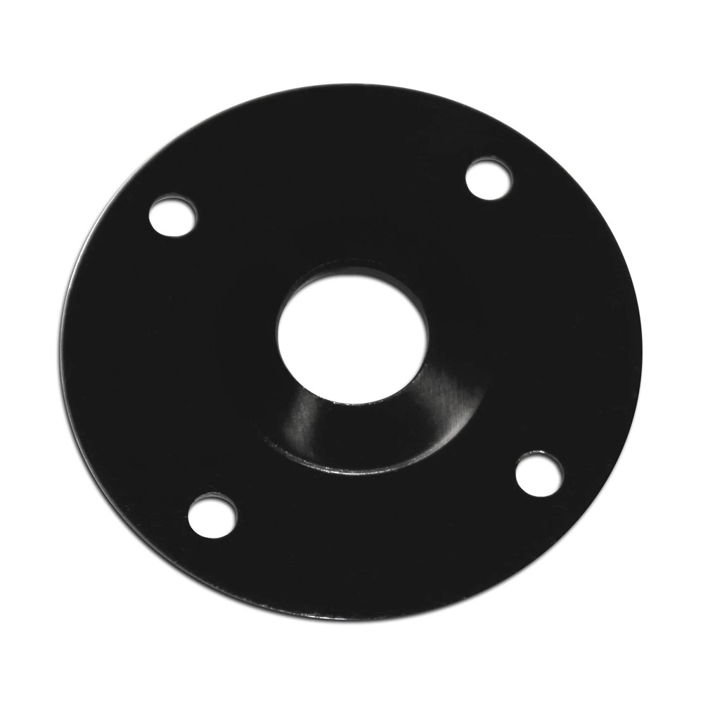 7/16 in. Quarter Turn Fastener Doubler Plate, Aluminum, Black Anodized
