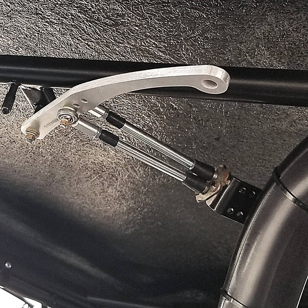 Parachute Handle, 1/4 in. Thick, Raw - Installed